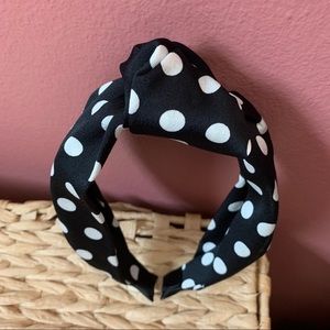 Anthropologie Polka Dot Headband